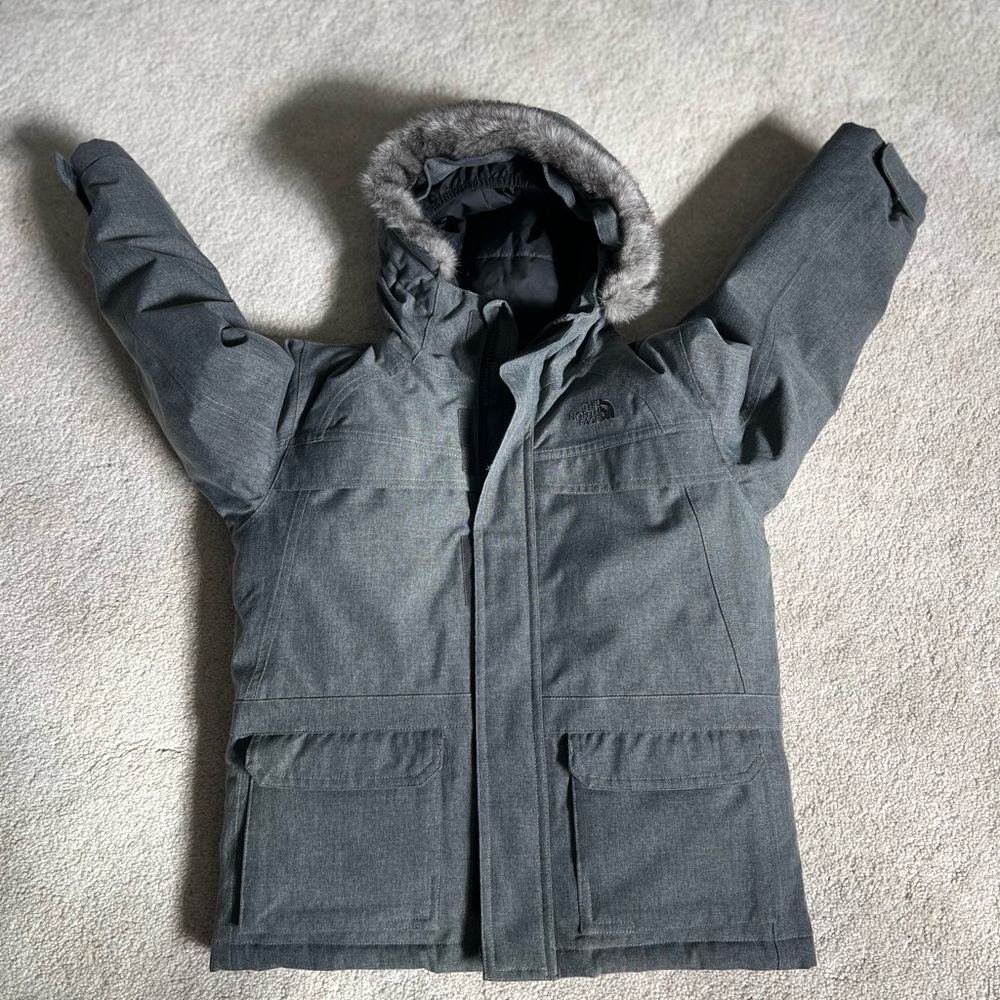 North Face McMurdo Down Parka Toddler Boys Removable Faux Fur 6T (New w/o Tags)